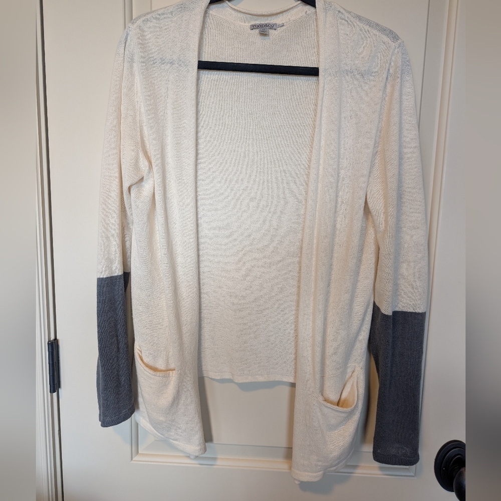 Toad&Co Color Blocked Cardigan Size M